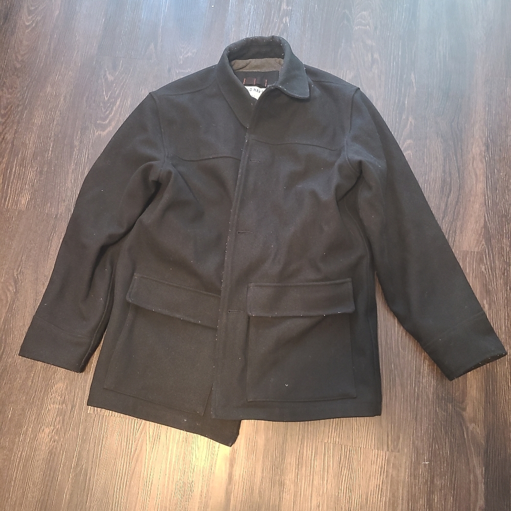 Old navy black Peacoat